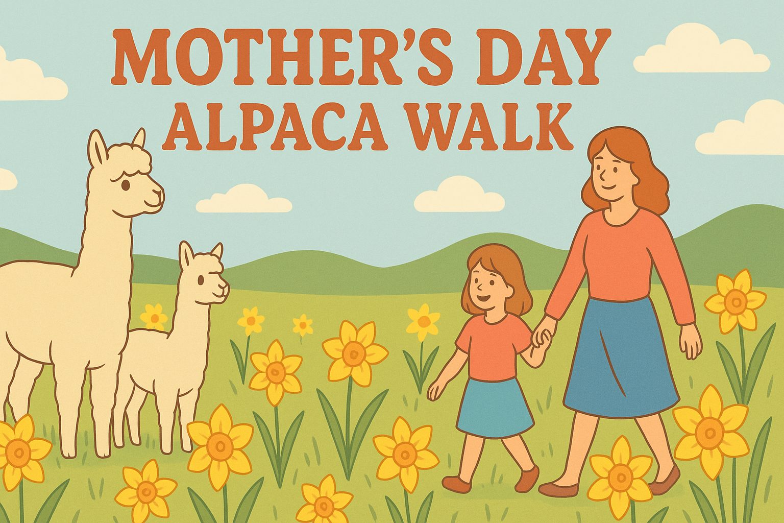 Mother's Day Alpaca Walks