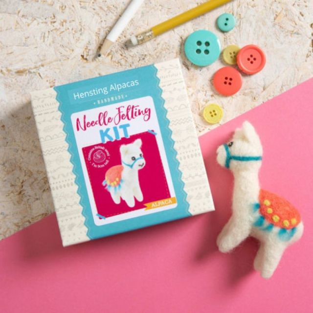 Alpaca Mini Needle Felting Kit