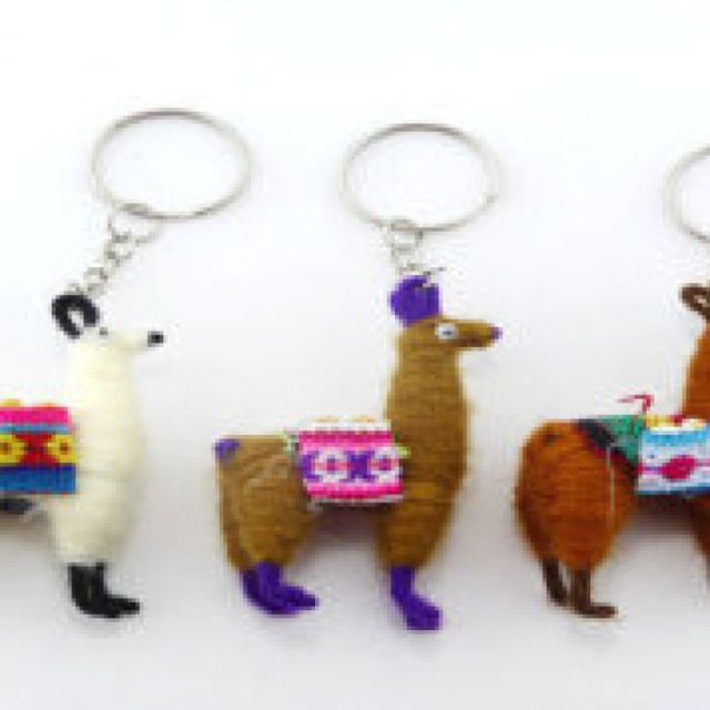 Alpaca Keyrings from Peru